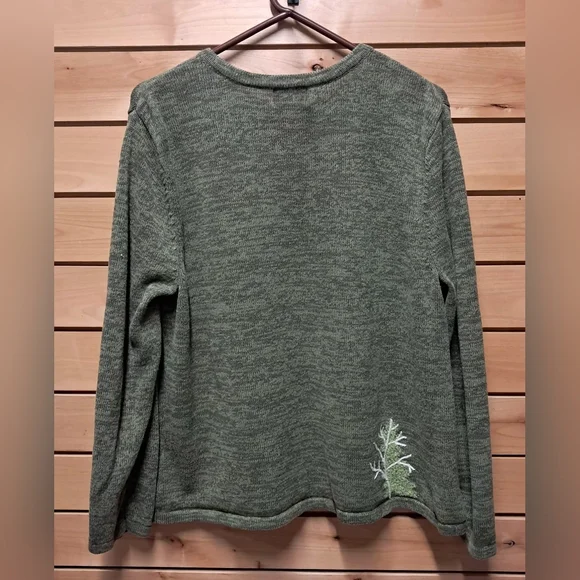 Breckenridge Embroidered Full Zip Sweater Size XL - Picture 3 of 4